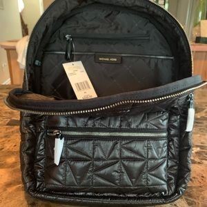 Michael Kors Quitted Backpack (Black)